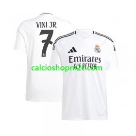 Real Madrid Vinicius Junior 7 Maglia Prima 2024/2025 Manica Corta
